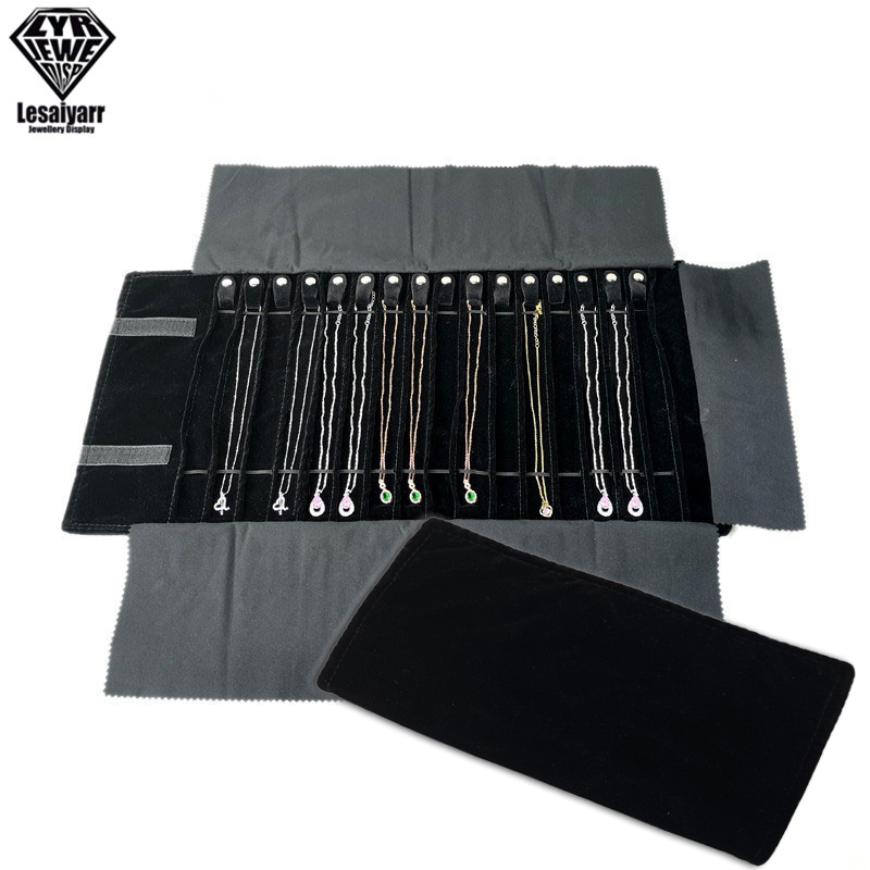 Velvet Ribbon Roll - Seyahat Takı Organizatör Rulo Katlanabilir Takı