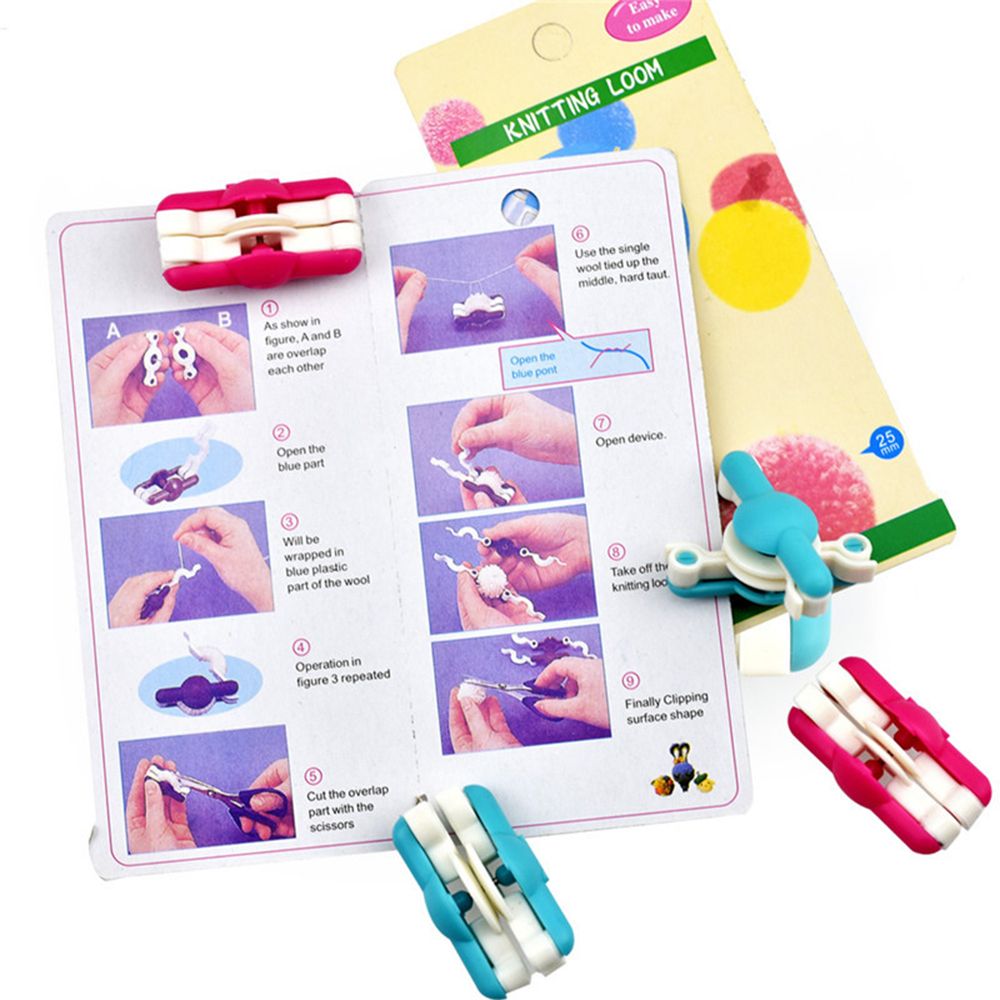 Pom Pom Maker Tool - 2 adet/grup Moda İğne Zanaat El