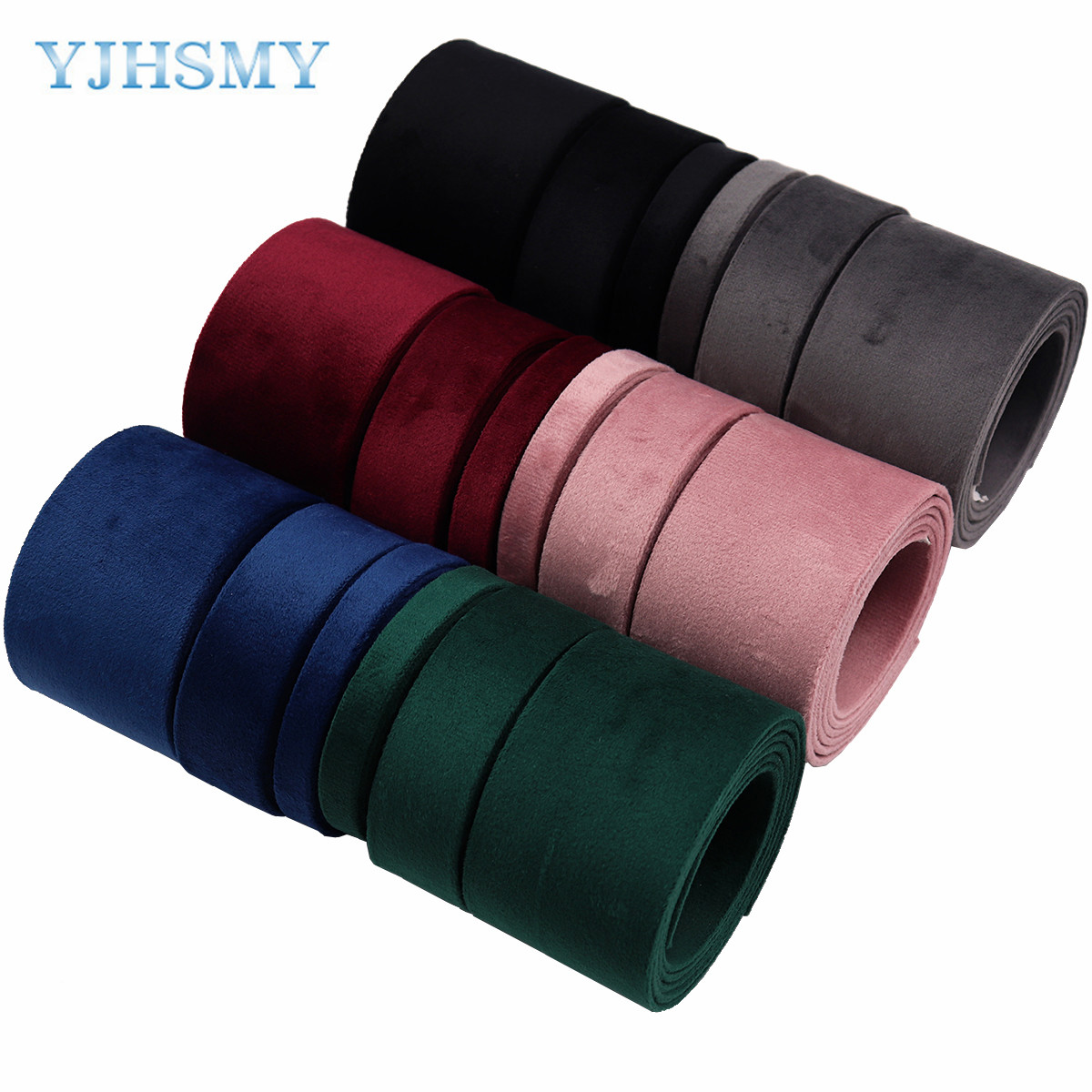 Velvet Ribbon Roll - Kadife kurdele çift yüz kumaş şeritler