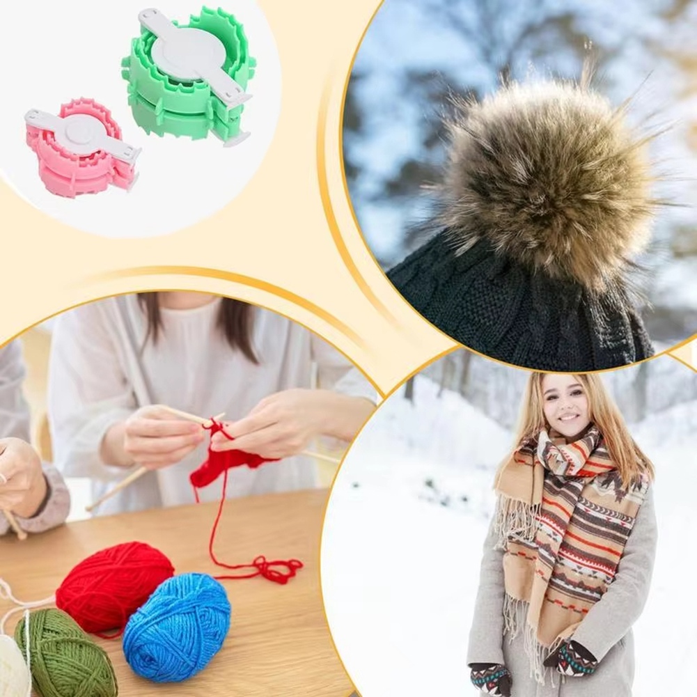 Pom Pom Maker Tool - AC76-Pom Pom Maker Fluffs Topu Dokuma