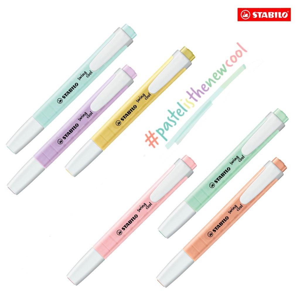 Stabilo Marker Swing Cool - STABILO Swing Cool Pastel Fosforlu Kalem