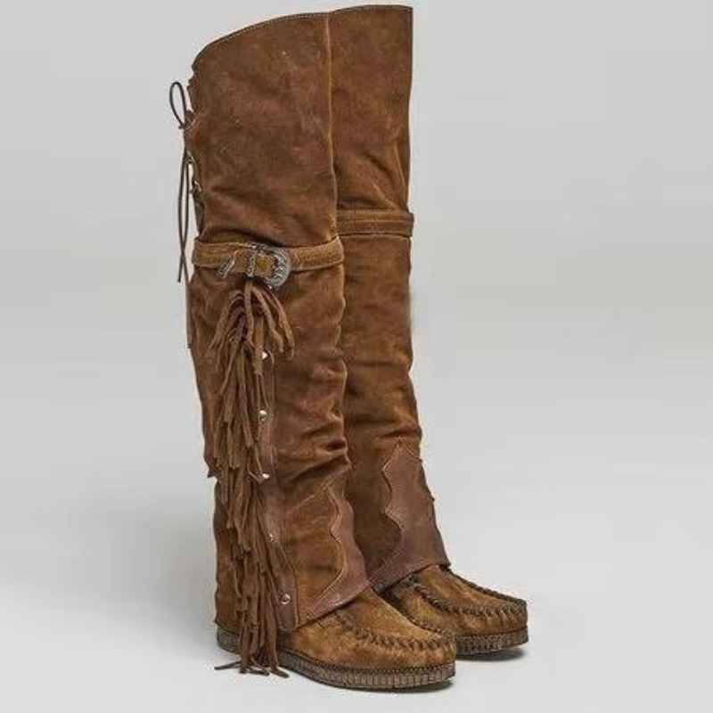 Tassel Fringe Trim - 2026 Yeni Kadınlar İçin Diz Üstü