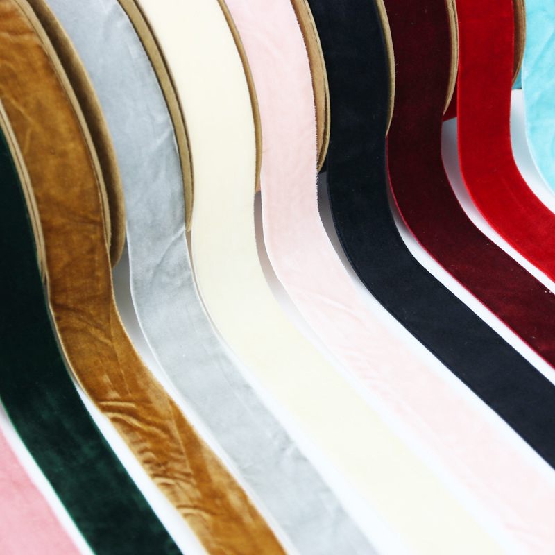 Velvet Ribbon Roll - (10 Metre/rulo) 25mm Kadife Kurdele Toptan