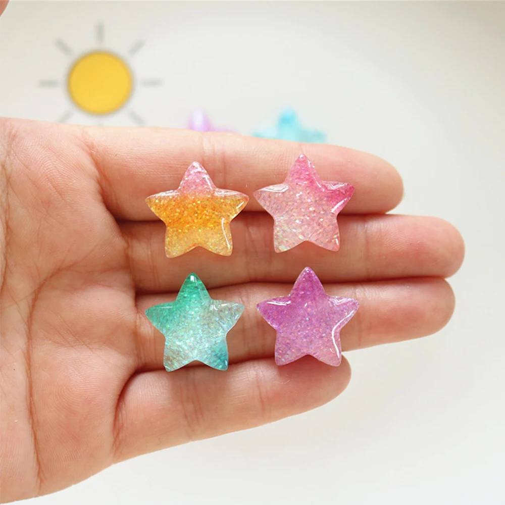 10 adet degrade yıldız serisi  - Christmas Craft Embellishment incelemesi ve fiyatı