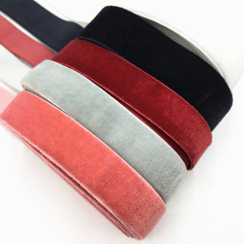 15mm 5 Metre Kadife Elastik Ba - Velvet Ribbon Roll incelemesi ve fiyatı