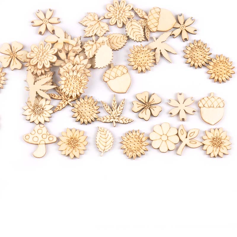 30 adet 25-30mm ahşap DIY akse - Embellish Craft incelemesi ve fiyatı