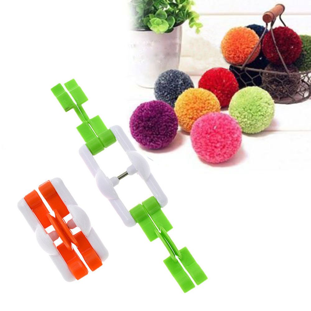 2 adet/grup Moda İğne Zanaat E - Pom Pom Maker Tool incelemesi ve fiyatı