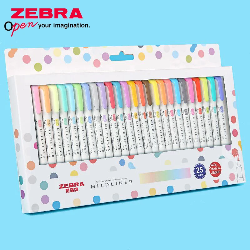 ZEBRA Mildliner fosforlu WKT7  - Zebra Pen Mildliner incelemesi ve fiyatı