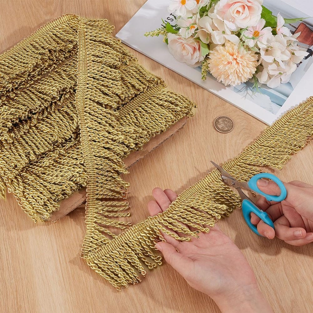 12 Yard x 2.2 İnç Saçaklı Şeri - Tassel Fringe Trim incelemesi ve fiyatı