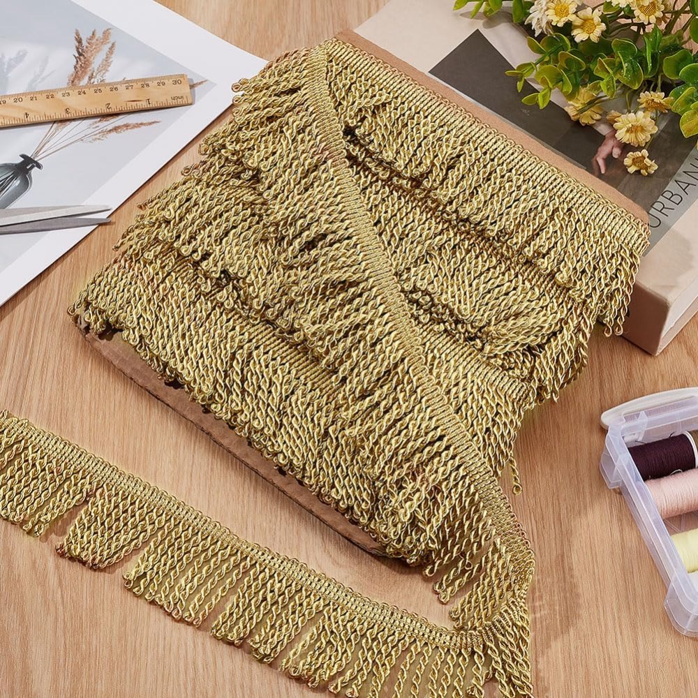 12 Yard x 2.2 İnç Saçaklı Şeri - Tassel Fringe Trim incelemesi ve fiyatı