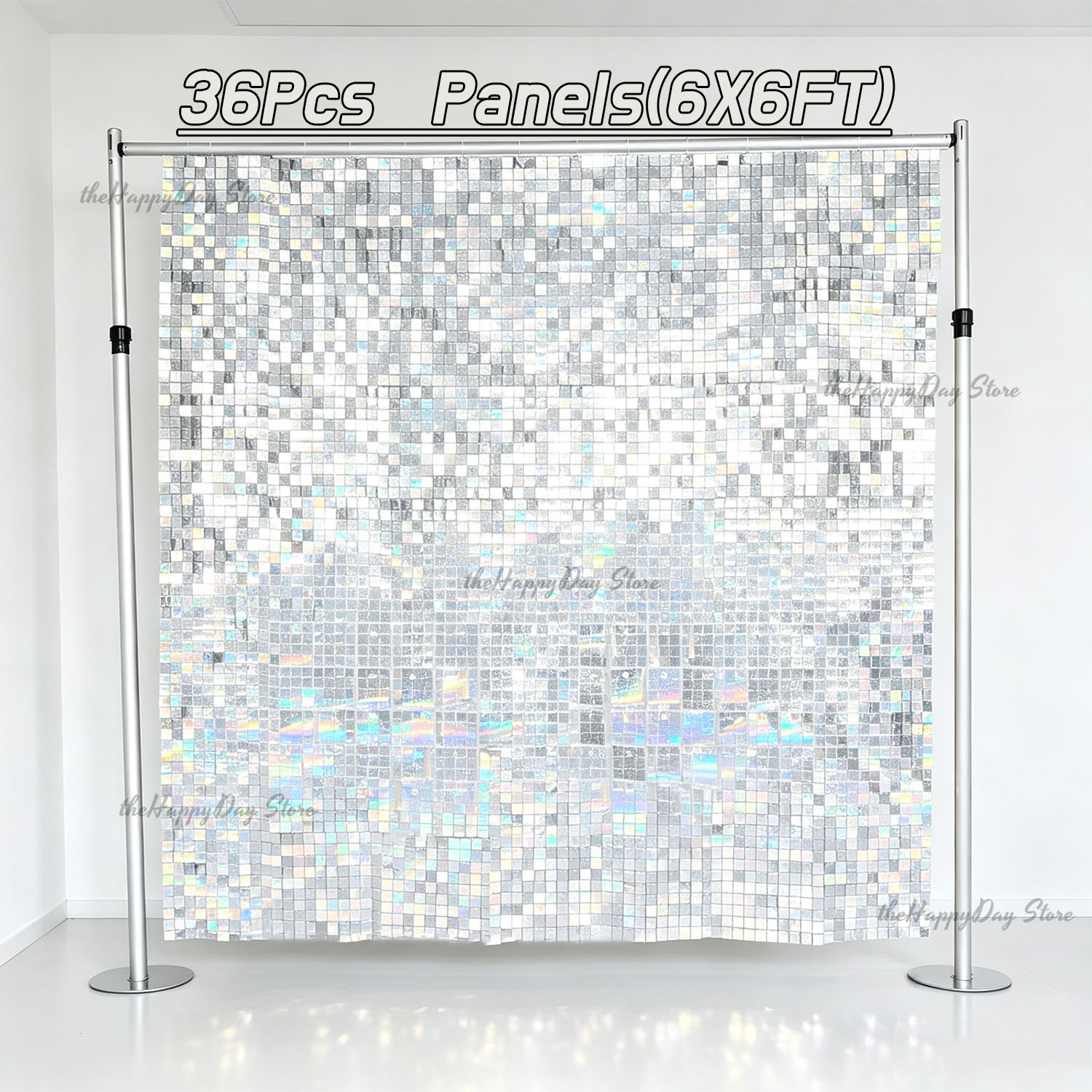 18-3 Adet Işıltılı Duvar Fon P - Sequin Fabric Panel incelemesi ve fiyatı