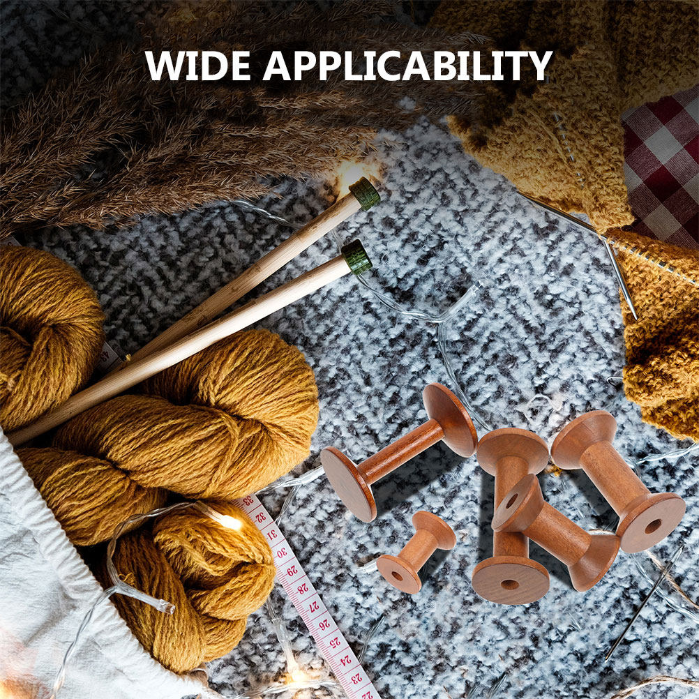 7 adet ahşap bobin seti yerden - Embroidery Craft incelemesi ve fiyatı