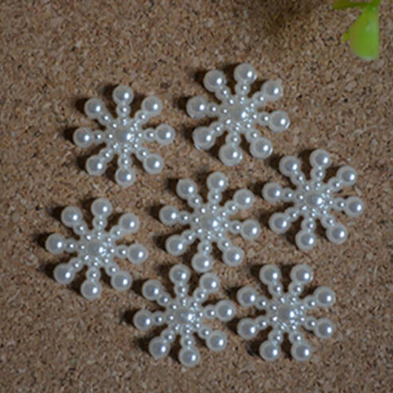 100 adet beyaz inci reçine kar - Christmas Craft Embellishment incelemesi ve fiyatı