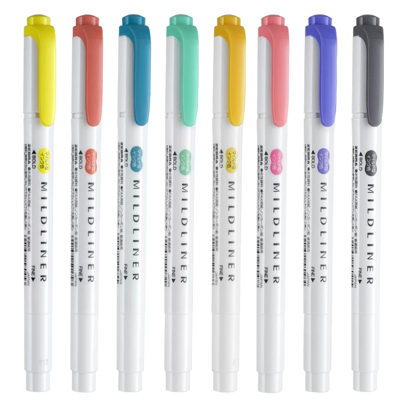 25 Renk Japonya ZEBRA Mildline - Zebra Pen Mildliner incelemesi ve fiyatı