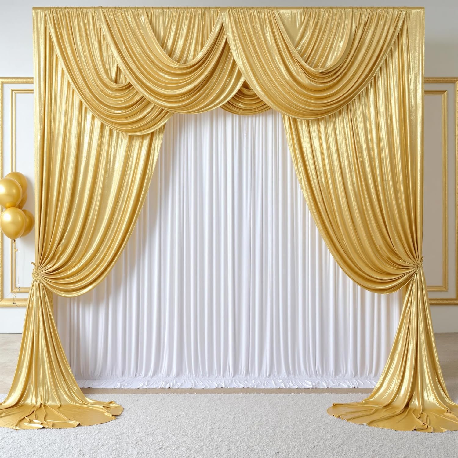 2.3x7FT Kırışmaz Simli 1 Panel - Sequin Fabric Panel incelemesi ve fiyatı