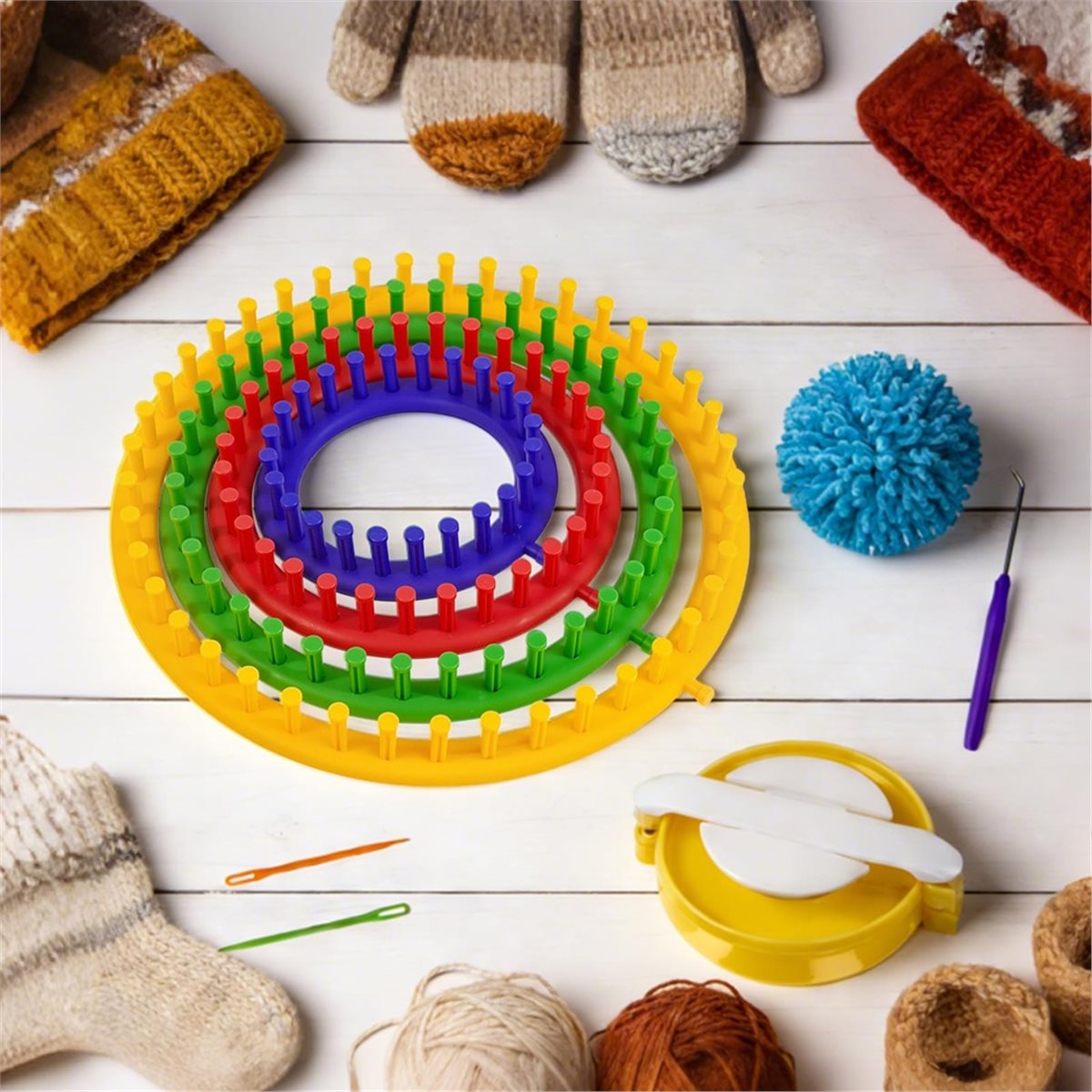 Hafif Örgü Seti, Ponpon Yapıcı - Pom Pom Maker Tool incelemesi ve fiyatı