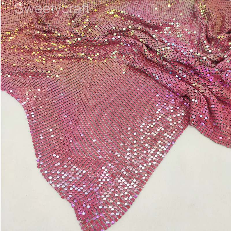 2022 moda Glomesh esnek Metal  - Crystal Mesh Fabric incelemesi ve fiyatı